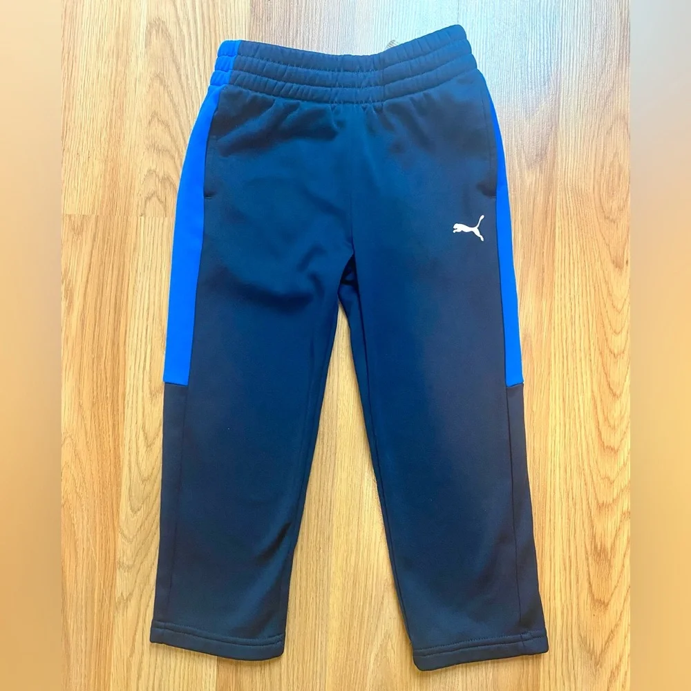 4T BOY PUMA TRACKSUIT FULL ZIP UP HOODIE TEE AND SWEATPANTS 3 PIECE MATCHING SET - Picture 10 of 13